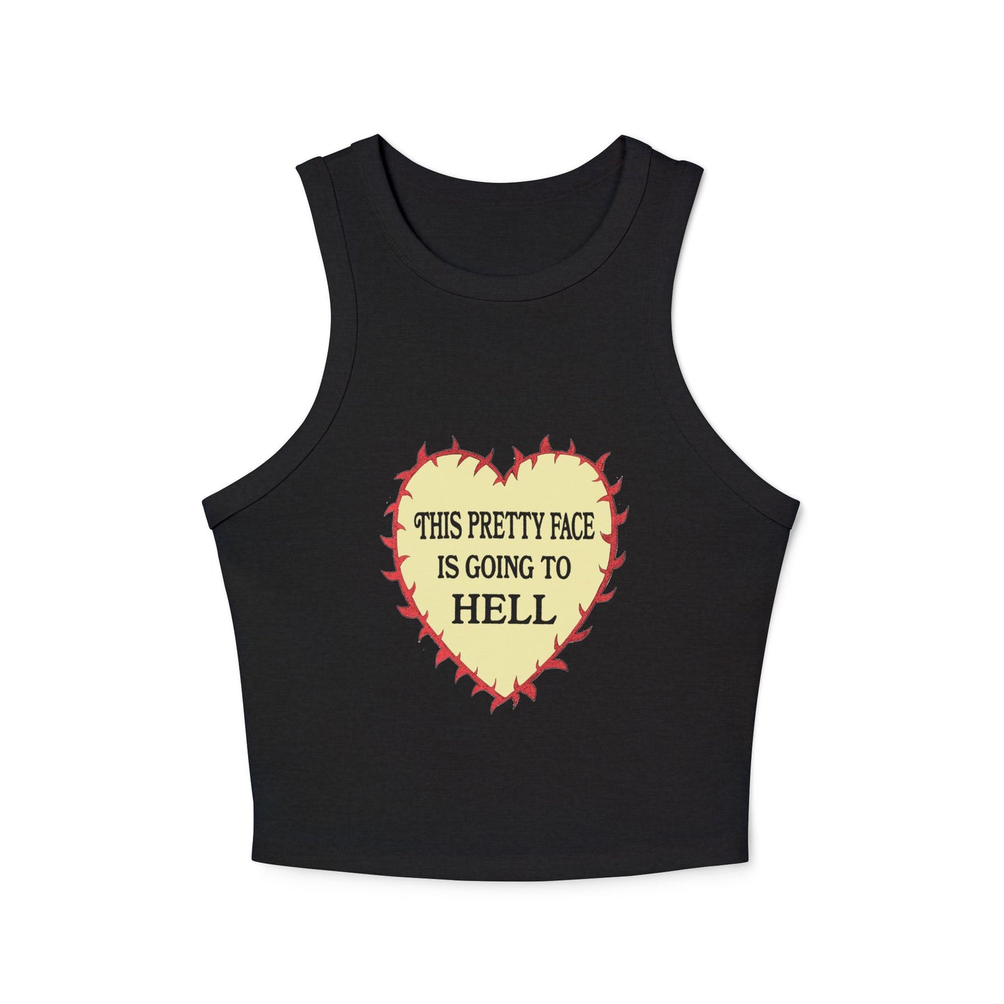 This Pretty Face is Going to Hell Tank Top