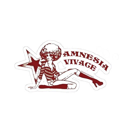 Amnesia Vivace 70s Girl Sticker
