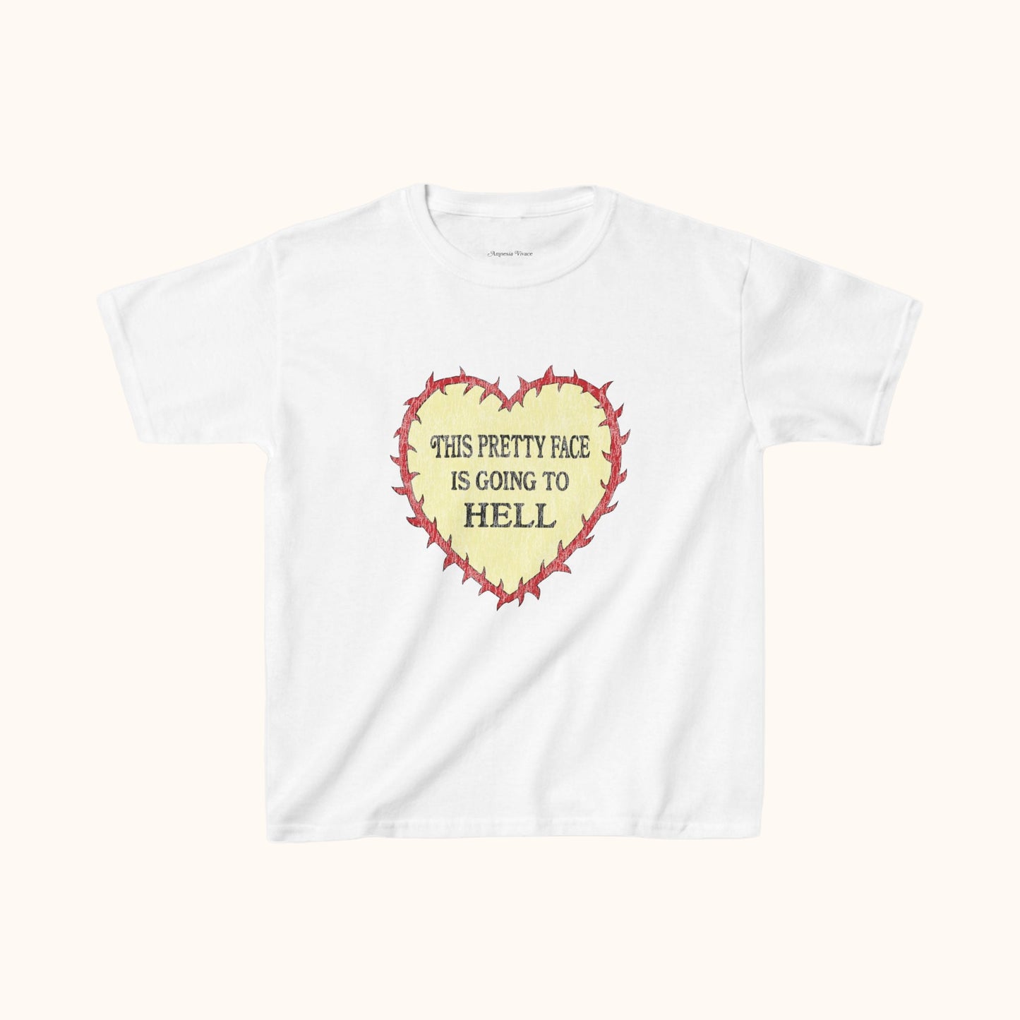 This Pretty Face is Going to Hell Baby Tee