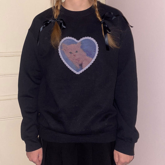 Pink Cat Sweatshirt