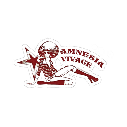 Amnesia Vivace 70s Girl Sticker