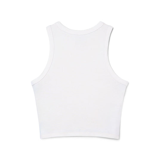 Amnesia Vivace Micro Rib Racer Tank Top