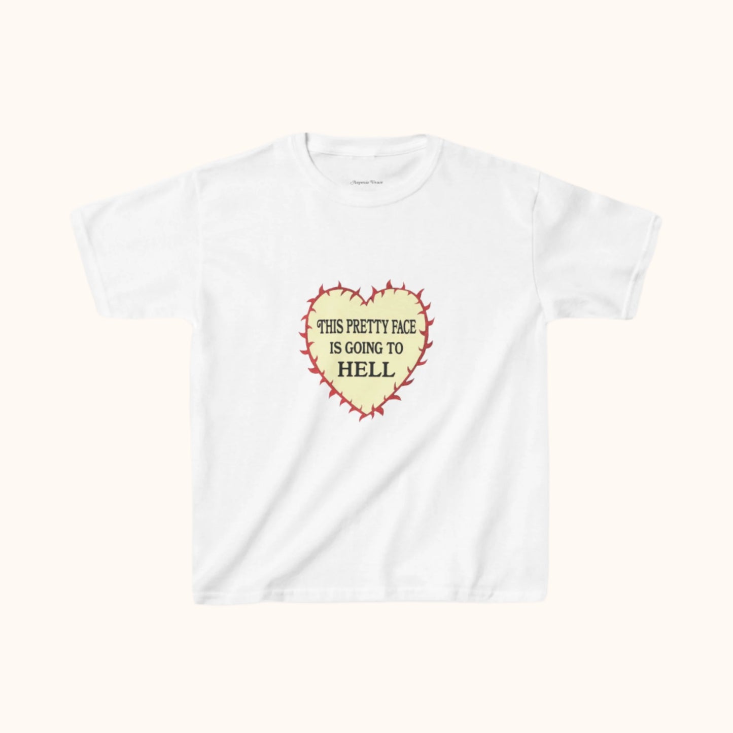 This Pretty Face is Going to Hell Baby Tee