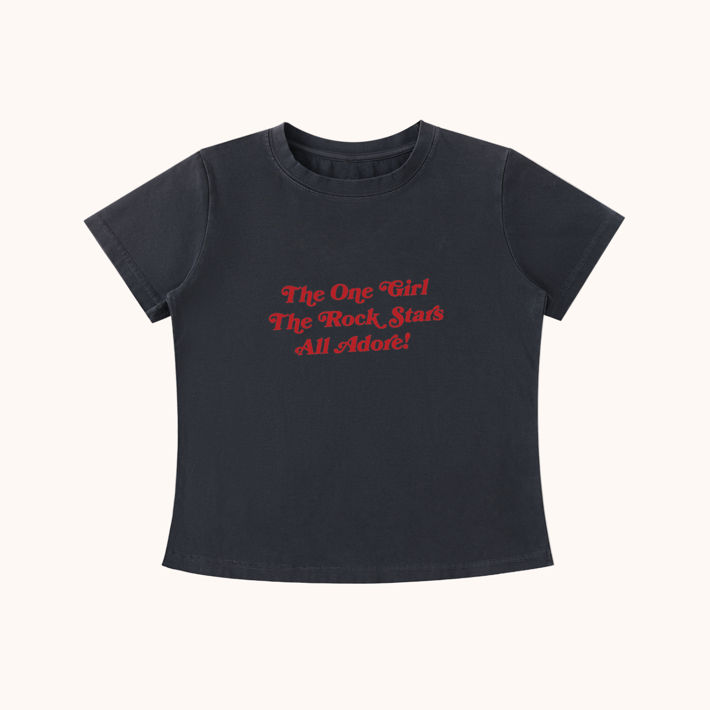 The One Girl All the Rockstar Adore! - Slim Fit T-shirt