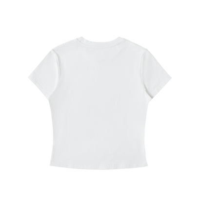 Certified Haunted Doll - Bodycon Crewneck Tee