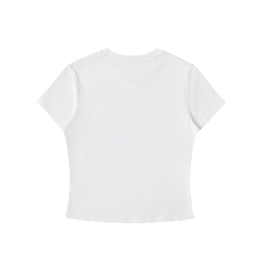Certified Haunted Doll - Bodycon Crewneck Tee
