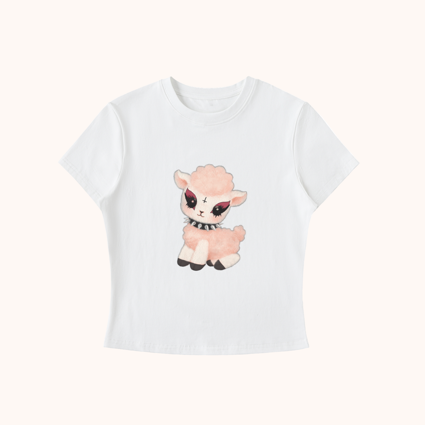 Rebel Lamb - Bodycon Crewneck Tee