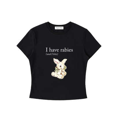 Essential Bodycon Crewneck T-Shirt