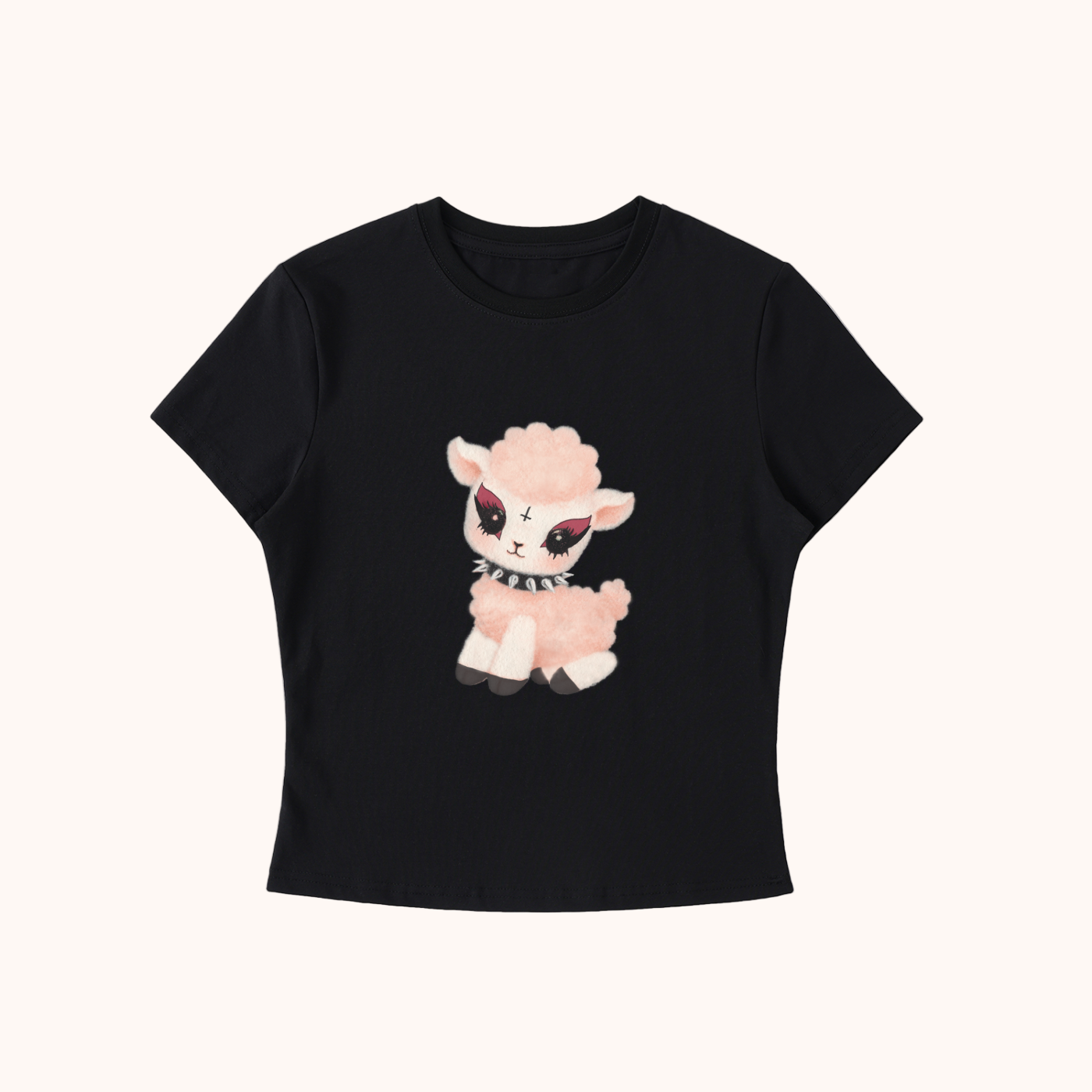 Rebel Lamb - Bodycon Crewneck Tee