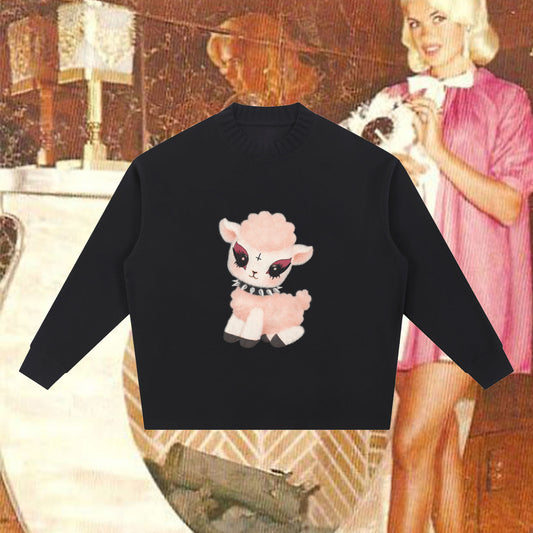 Rebel Lamb - Knitted Oversize Sweatshirt