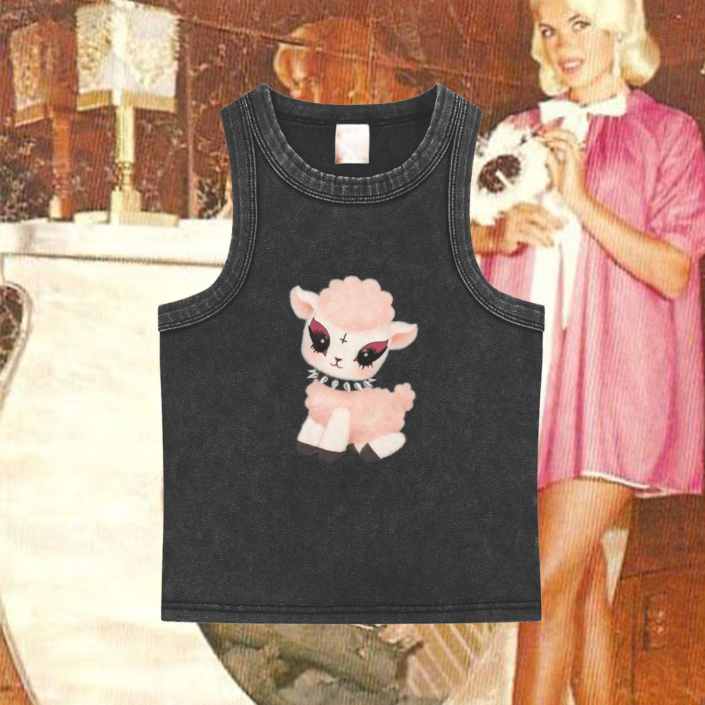 Rebel Lamb - Snow Washed Tank Top