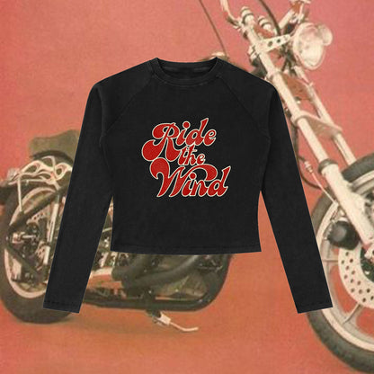 Ride the Wind - Raglan Long Sleeve Tee